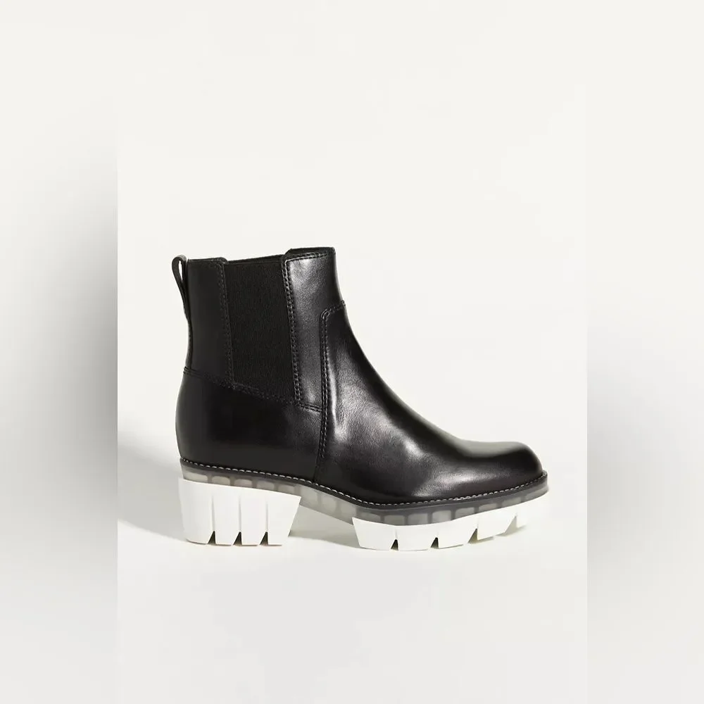 Bernardo Sutton Leather Black Calf Chelsea Boot -  Women’s Size: 11